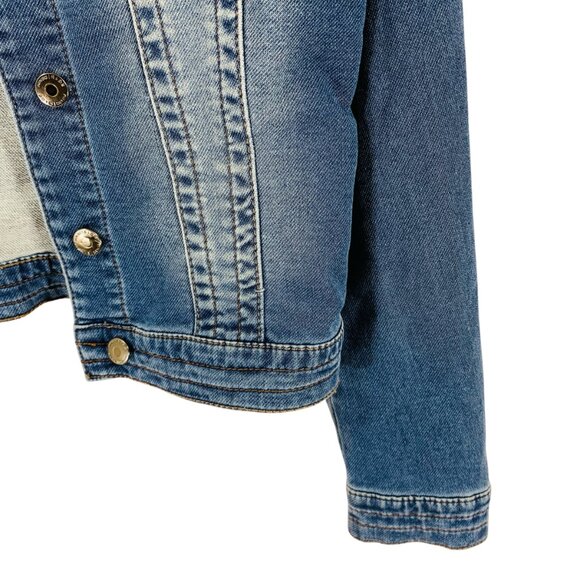 washed denim jean jacket size small PARASUCO - Picture 4 of 12